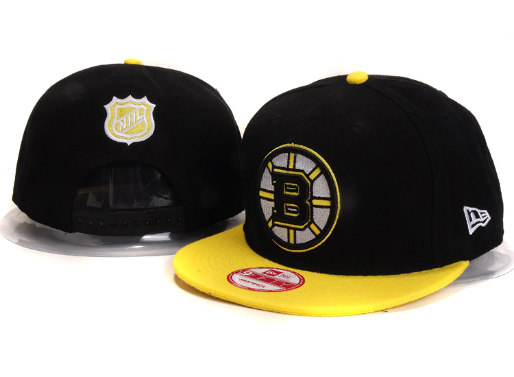 NHL Boston Bruins NE Snapback Hat #02